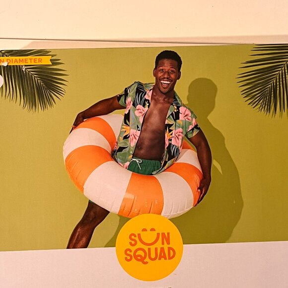 Swim Tube - Inflatable Pool Toy by Sun Squad (home/games/x) NEW - Picture 2 of 11